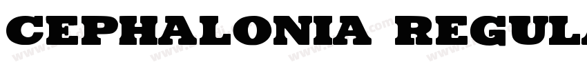 Cephalonia Regular字体转换